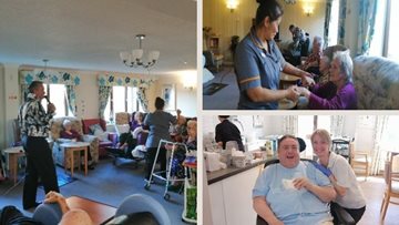 An afternoon of Elvis for Hampshire care home Residents